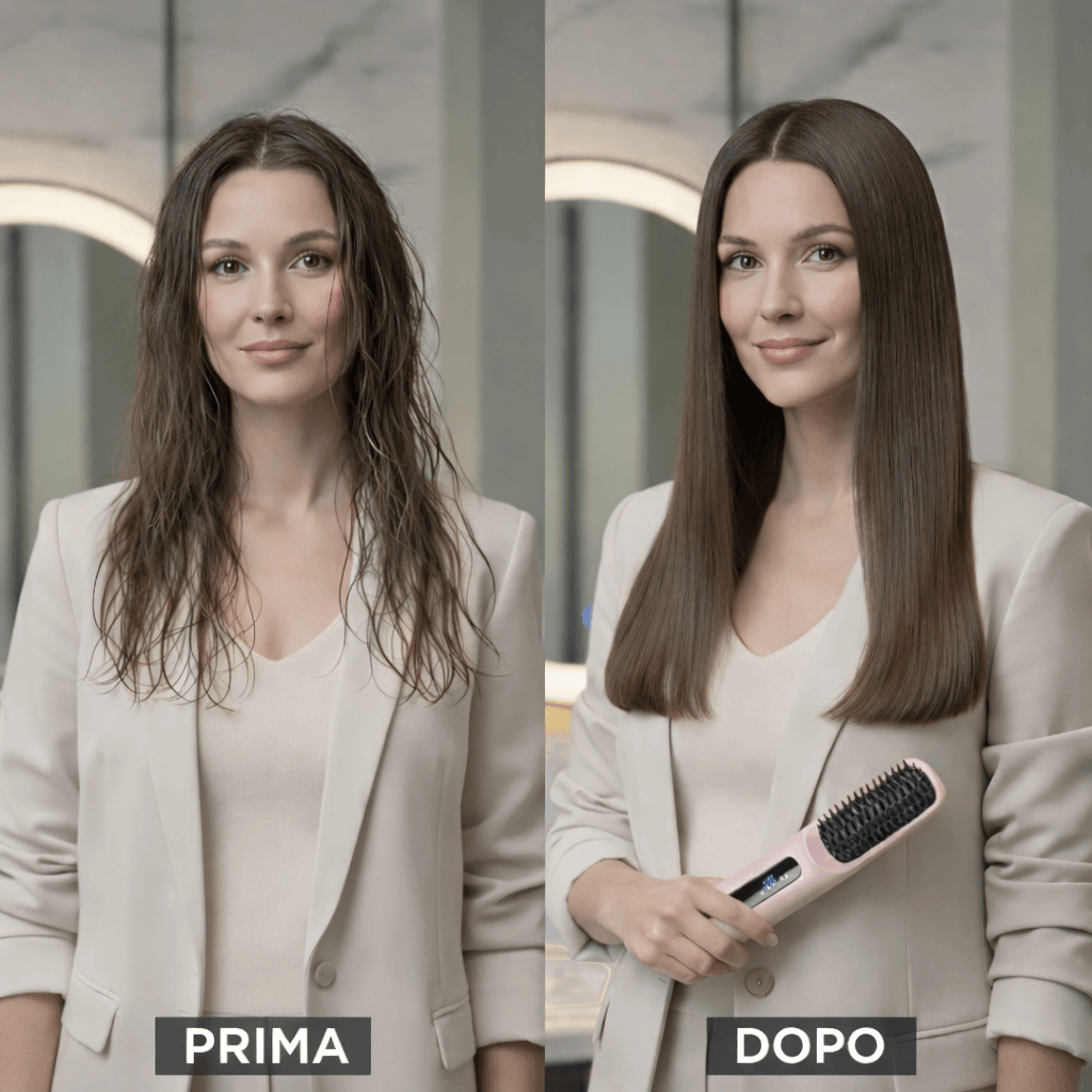 MooveBrush™ — Spazzola Lisciante Wireless FlexGlide™