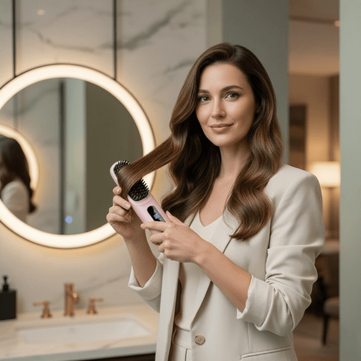 MooveBrush™ — Spazzola Lisciante Wireless FlexGlide™